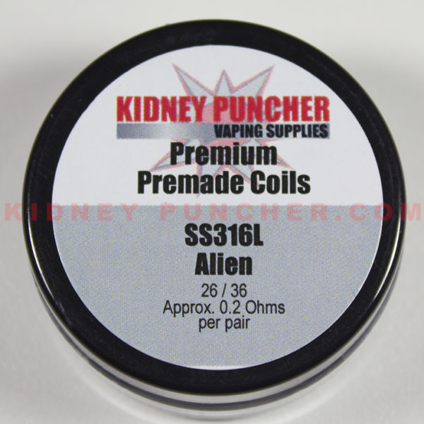 vape accessories kidney puncher coils ss316l 2pk