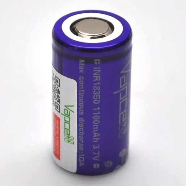 VAPCELL 18350 10A 1100MAH PURPLE - Image 3